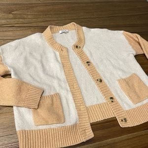 Madewell color block sweater small